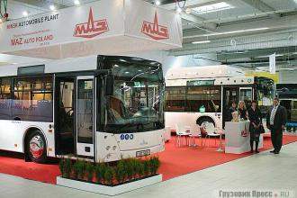 Новые мо­ди­фи­ка­ции автобуса МАЗ-203 представили на Warsaw Bus 2016