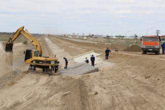 Магистральную дорогу начали строить в Кызылорде