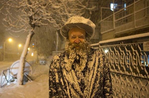 снег иерусалим декабрь