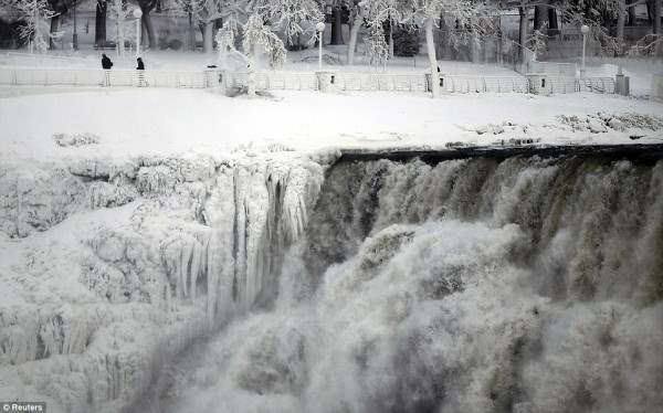 ниагарский водопад замерз2
