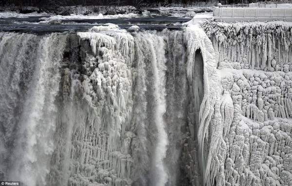 ниагарский водопад замерз4