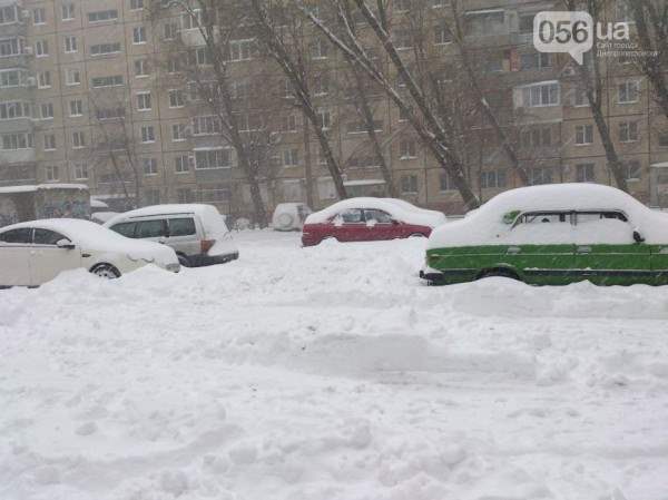 снег в днепропетровске 28 января 2014. 15