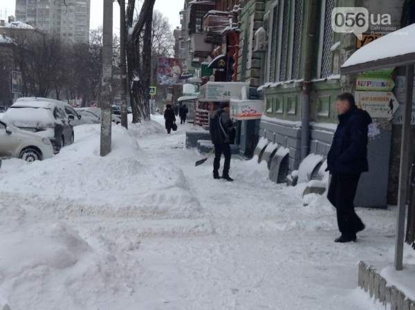 снег в днепропетровске 28 января 2014. 2