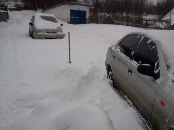 снег в днепропетровске 28 января 2014. 9