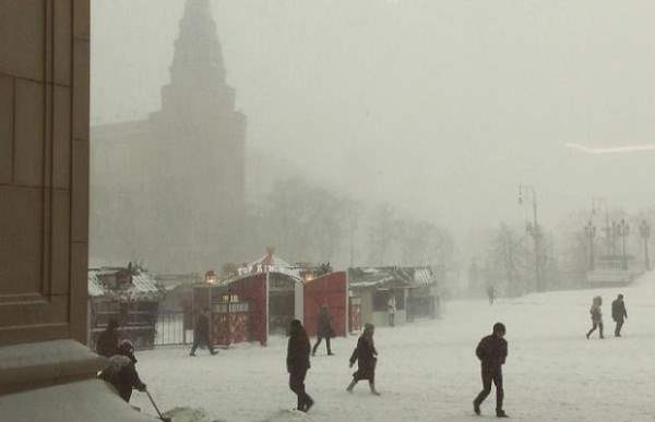 снег москва декабрь 2014 2