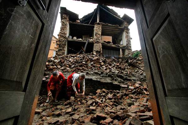 непал землетрясение5