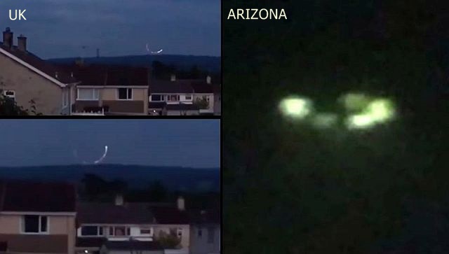 glowing ufo atlantic