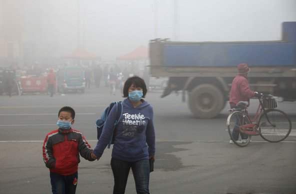 Китай загрязнение воздуха