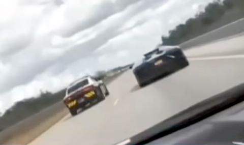 Полицейский в США устроил гонки с Lamborghini