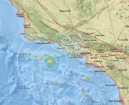 Калифорния землетрясение