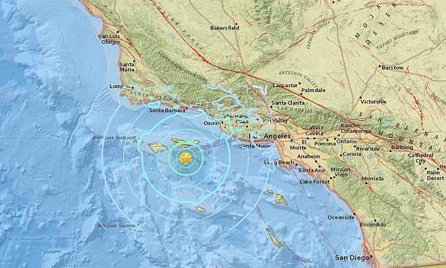 Калифорния землетрясение