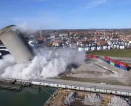 Взрыв башни в Дании