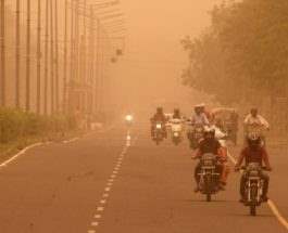 Индия пыльная буря