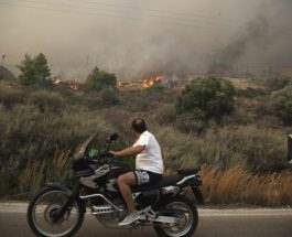 Греция пожары