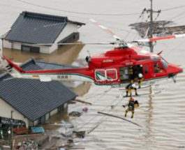 Япония наводнение