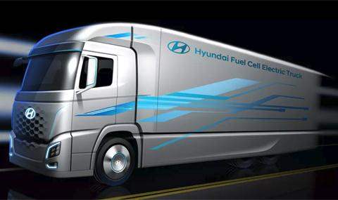 Водородные грузовики от Hyundai