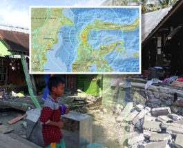 Индонезия землетрясение