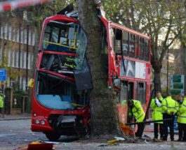 лондон авария автобус