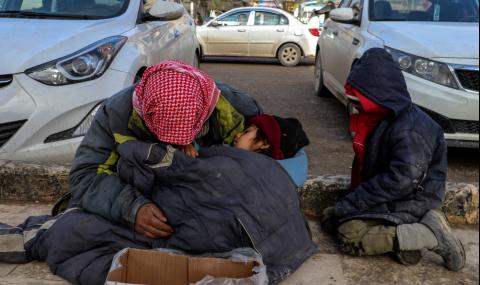 Холод убил пятнадцать детей в Сирии