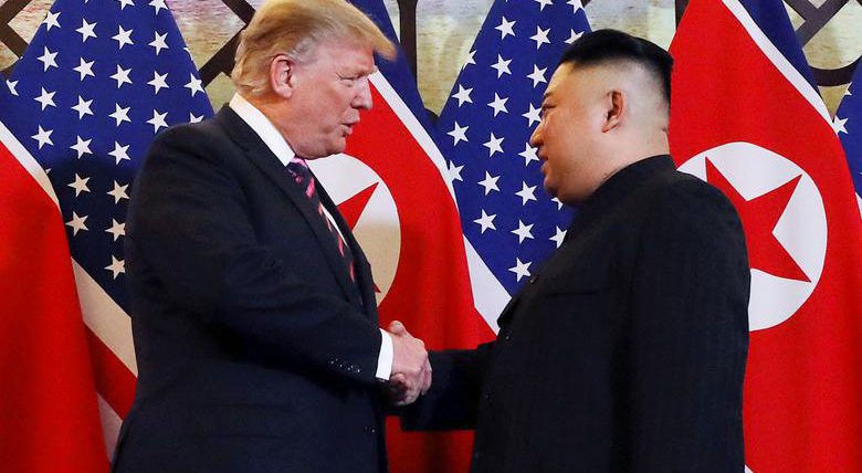 Президент Дональд Трамп и лидер Северной Кореи Ким Чен Ын