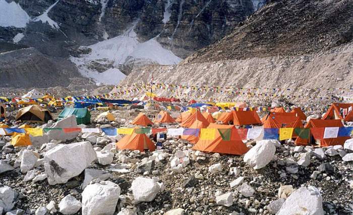 базовый лагерь Эверест