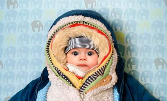 одевать ребенка зимой