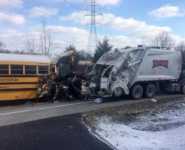 Автобус школьный авария