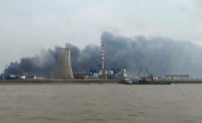 Китай завод взрыв