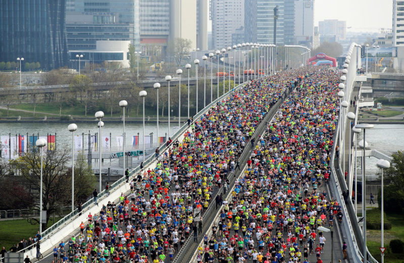 Ежегодный марафон в Вене