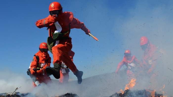 Китай пожарные