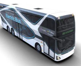двухэтажный электрический автобус