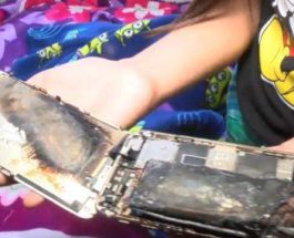 iPhone 6 загорелся