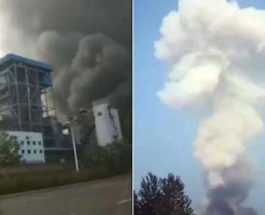китай завод взрыв