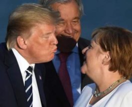 трамп и меркель