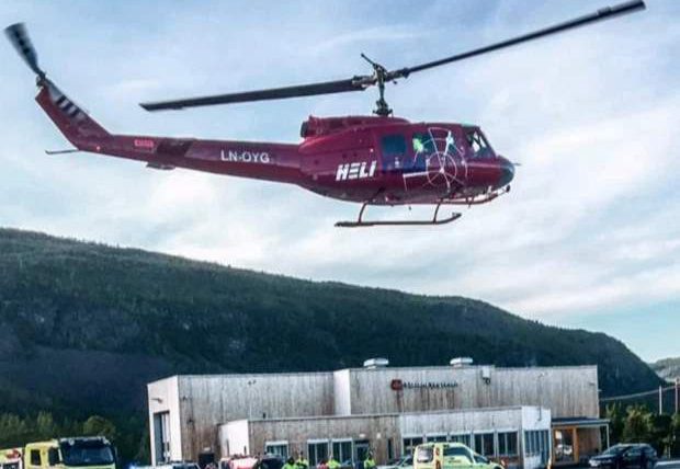 Норвегия вертолет