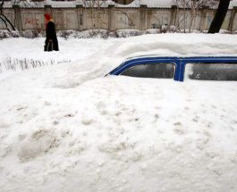 снег румыния