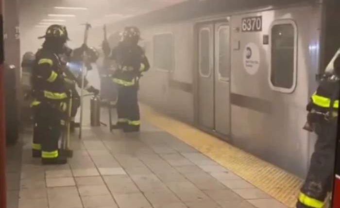 пожар в метро