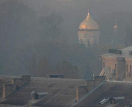 Киев пожары чернобыль дым