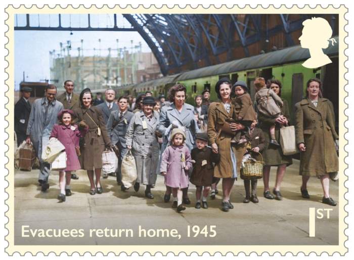 Одна из восьми марок в честь 75-й годовщины окончания Второй мировой войны