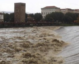 Милан,Италия,наводнение