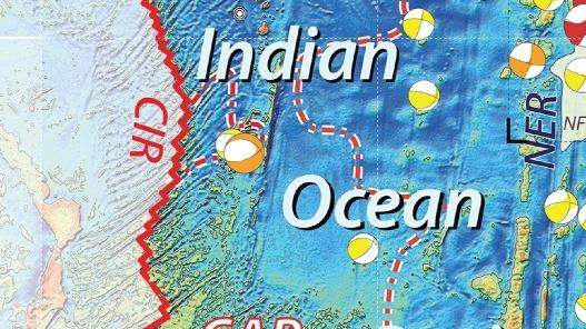 тектоническая прита индийский океан