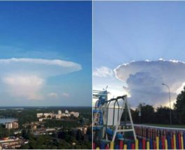 Киев,облако,ядерный гриб