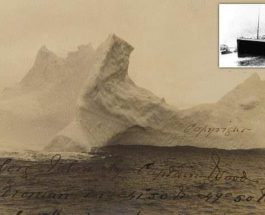 редкая фотография айсберга, потопившего Титаник