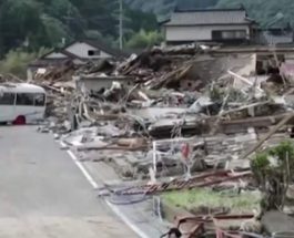 наводнения япония