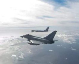Британские истребители,Typhoon,Ту-142перехват,Великобритания,
