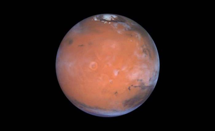 Марс,соленые озера,