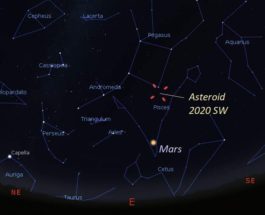 астероид,2020 SW,24 сентября,