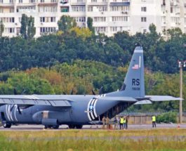 C-130J Super Hercules ВВС США,Украина,аварийная посадка,