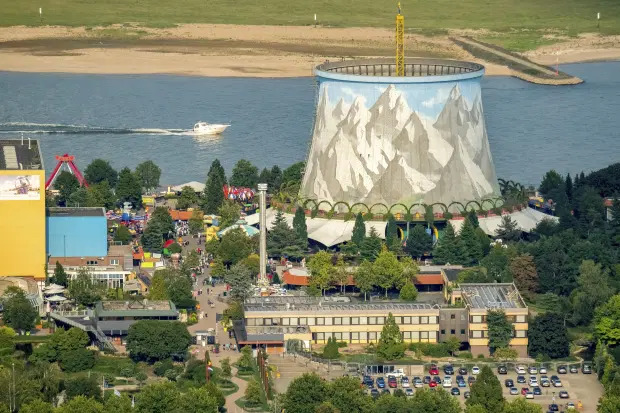 Wunderland Kalkar,Германия,тематический парк,ядерный реактор,