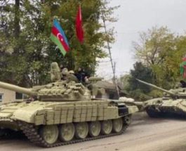 Азербайджанские войска входят в Агдамский район